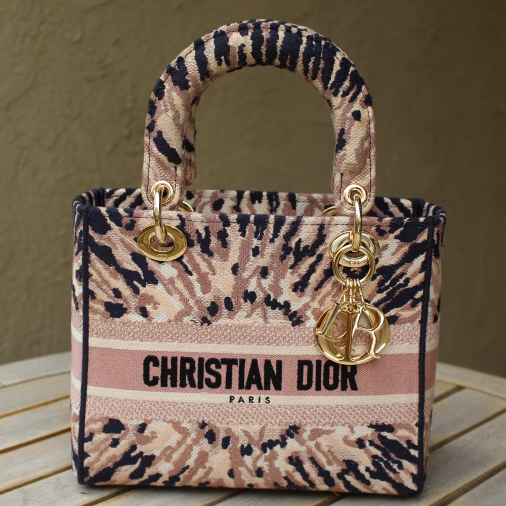 Dior Pink and Black Mini Bag